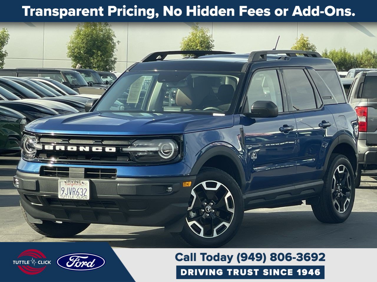 Certified 2023 Ford Bronco Sport Outer Banks w/ Tech Package
