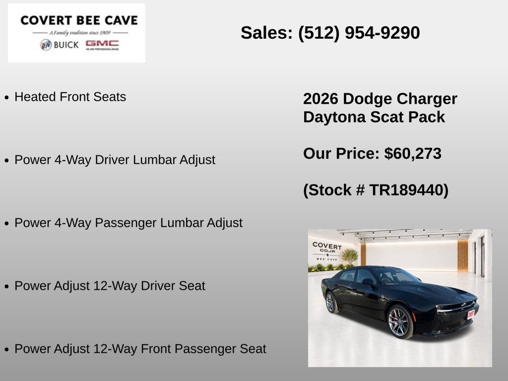 New 2026 Dodge Charger Daytona Scat Pack w/ Track Package AWD/4WD image 27