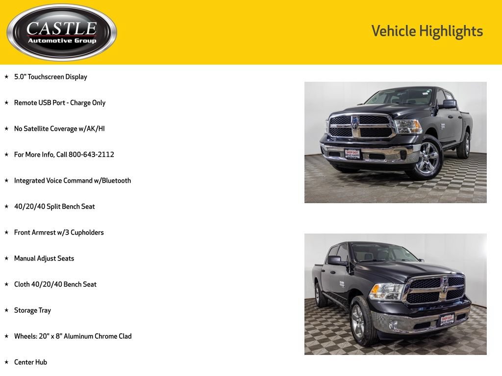 Used 2019 RAM 1500 Tradesman w/ Tradesman SXT Package AWD/4WD image 12