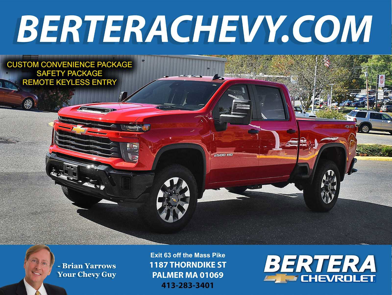 Used 2024 Chevrolet Silverado 2500 Custom w/ Custom Value Package