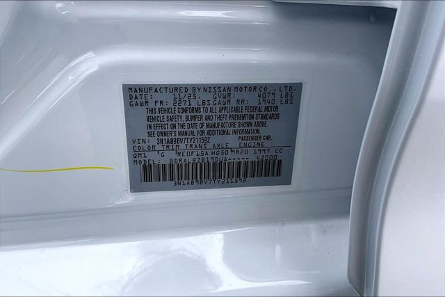 New 2026 Nissan Sentra S w/ Floor Mat Package image 11