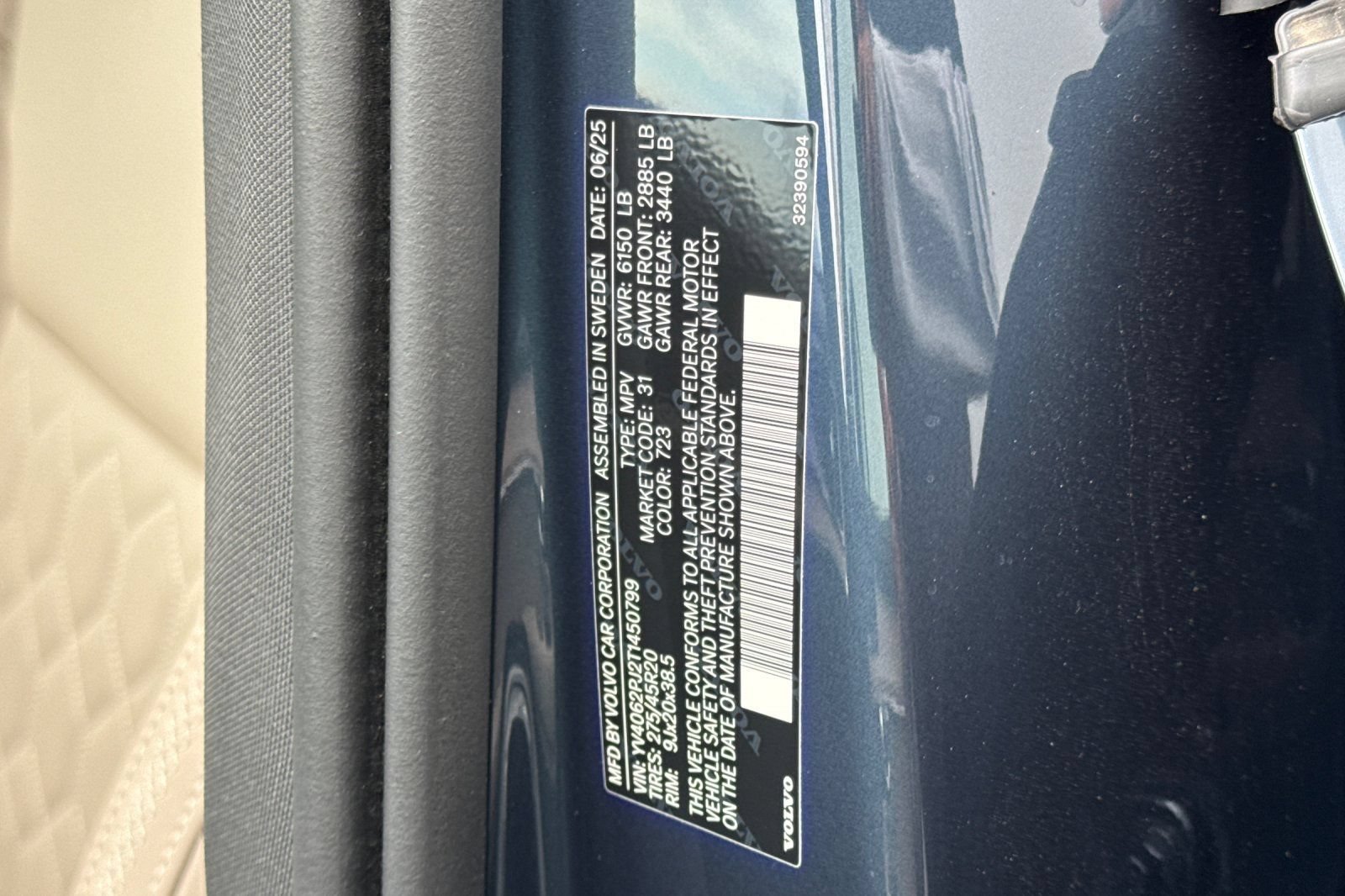 Certified 2026 Volvo XC90 B6 Core AWD/4WD image 35