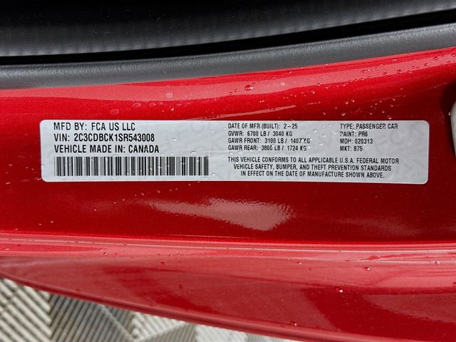 New 2025 Dodge Charger R/T w/ Quick Order Package 25M R/T image 31