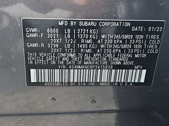 Used 2023 Subaru Ascent Limited AWD/4WD image 36