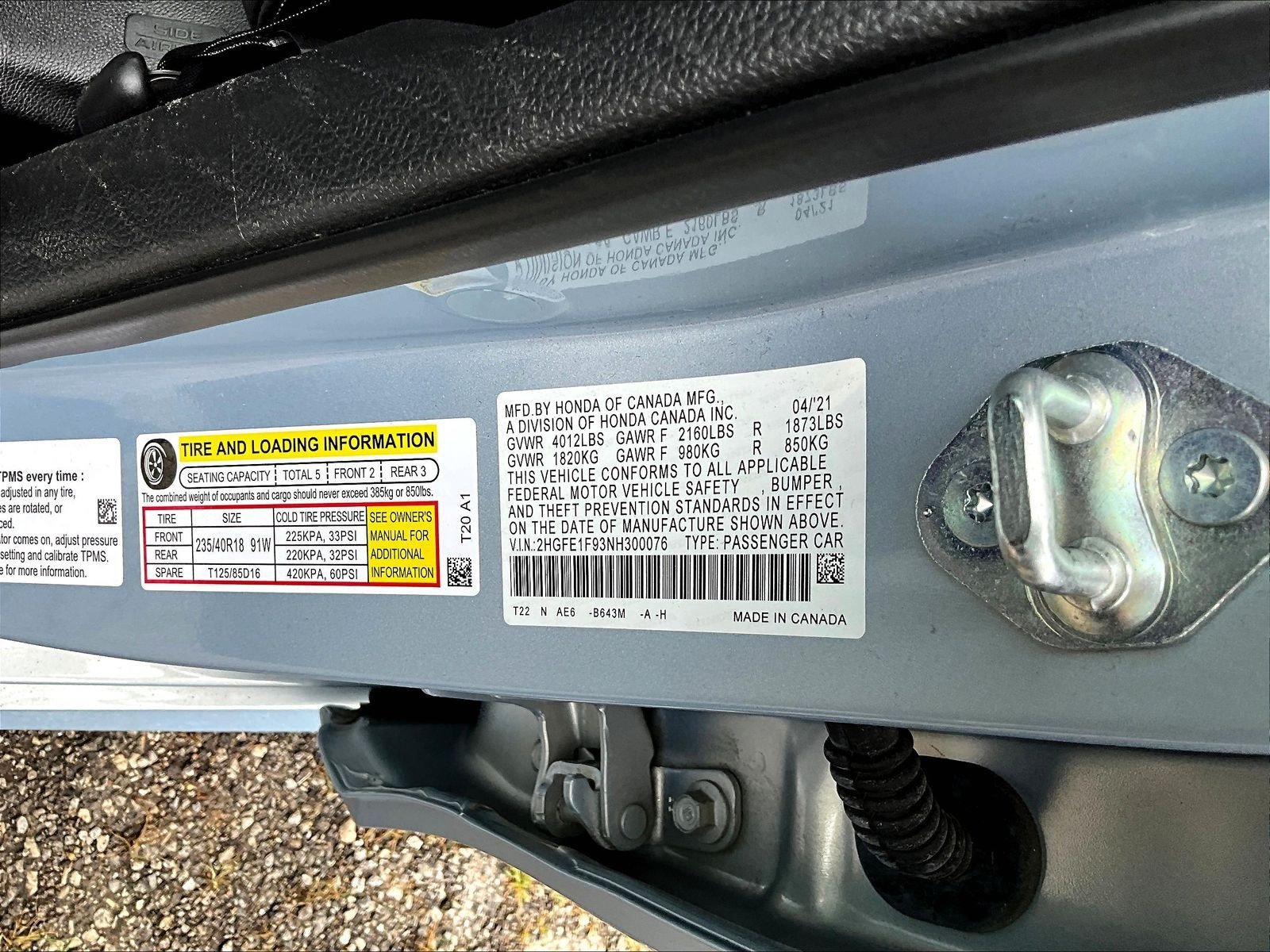 Used 2022 Honda Civic Touring image 18