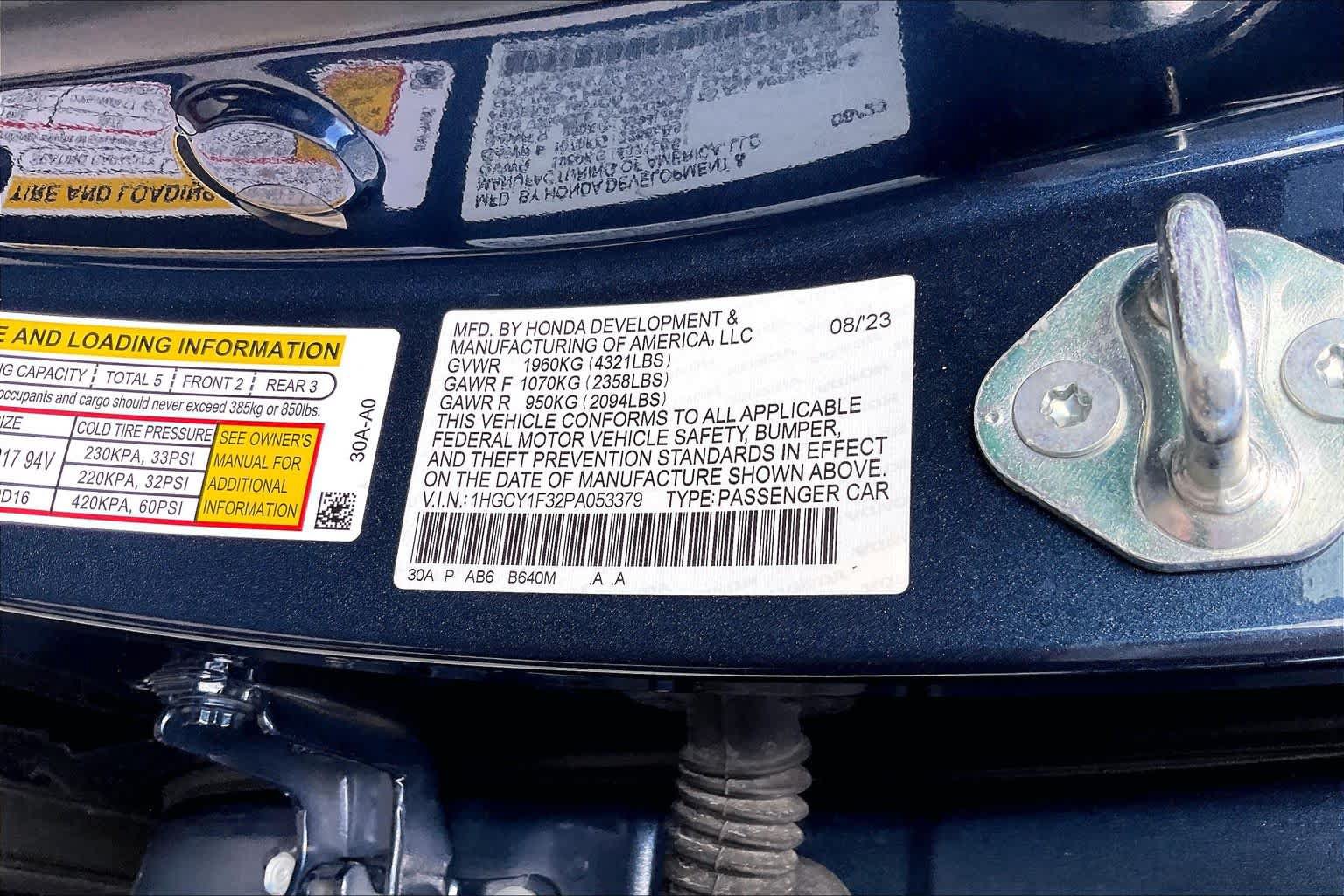 Used 2023 Honda Accord EX image 35