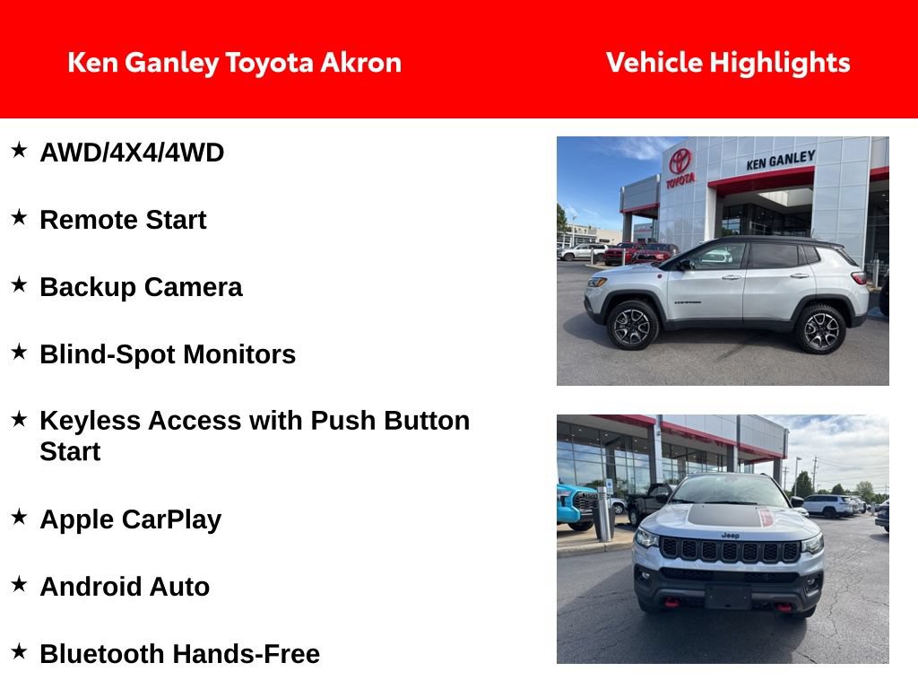 Used 2025 Jeep Compass Trailhawk AWD/4WD image 2