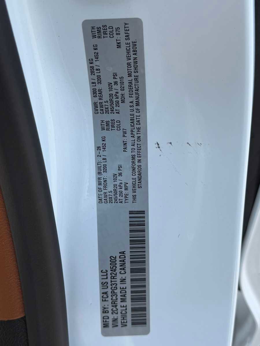 New 2026 Chrysler Pacifica Pinnacle AWD/4WD image 30