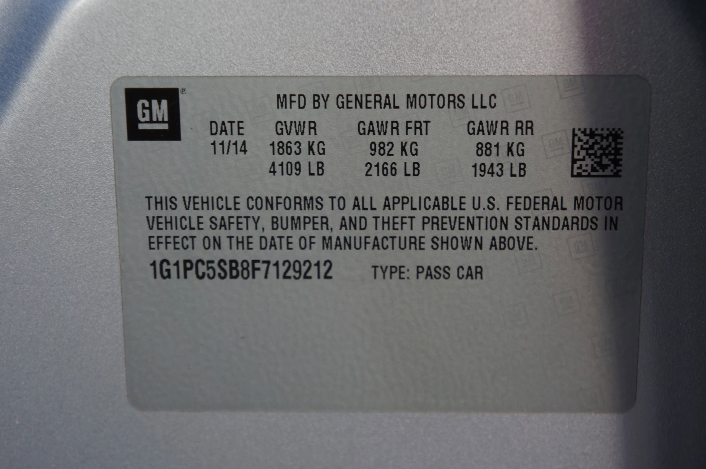 Used 2015 Chevrolet Cruze LT w/ Sun And Sound Package image 37