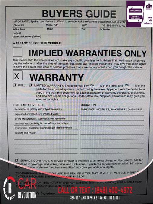 Used 2023 Chevrolet Malibu LT image 8