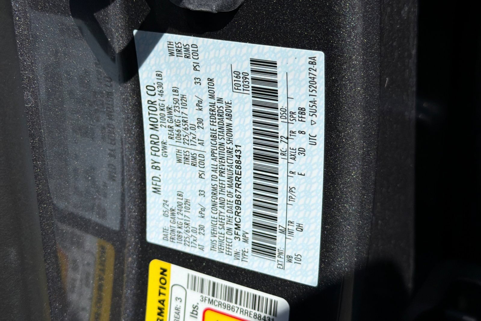 Used 2024 Ford Bronco Sport Big Bend AWD/4WD image 34