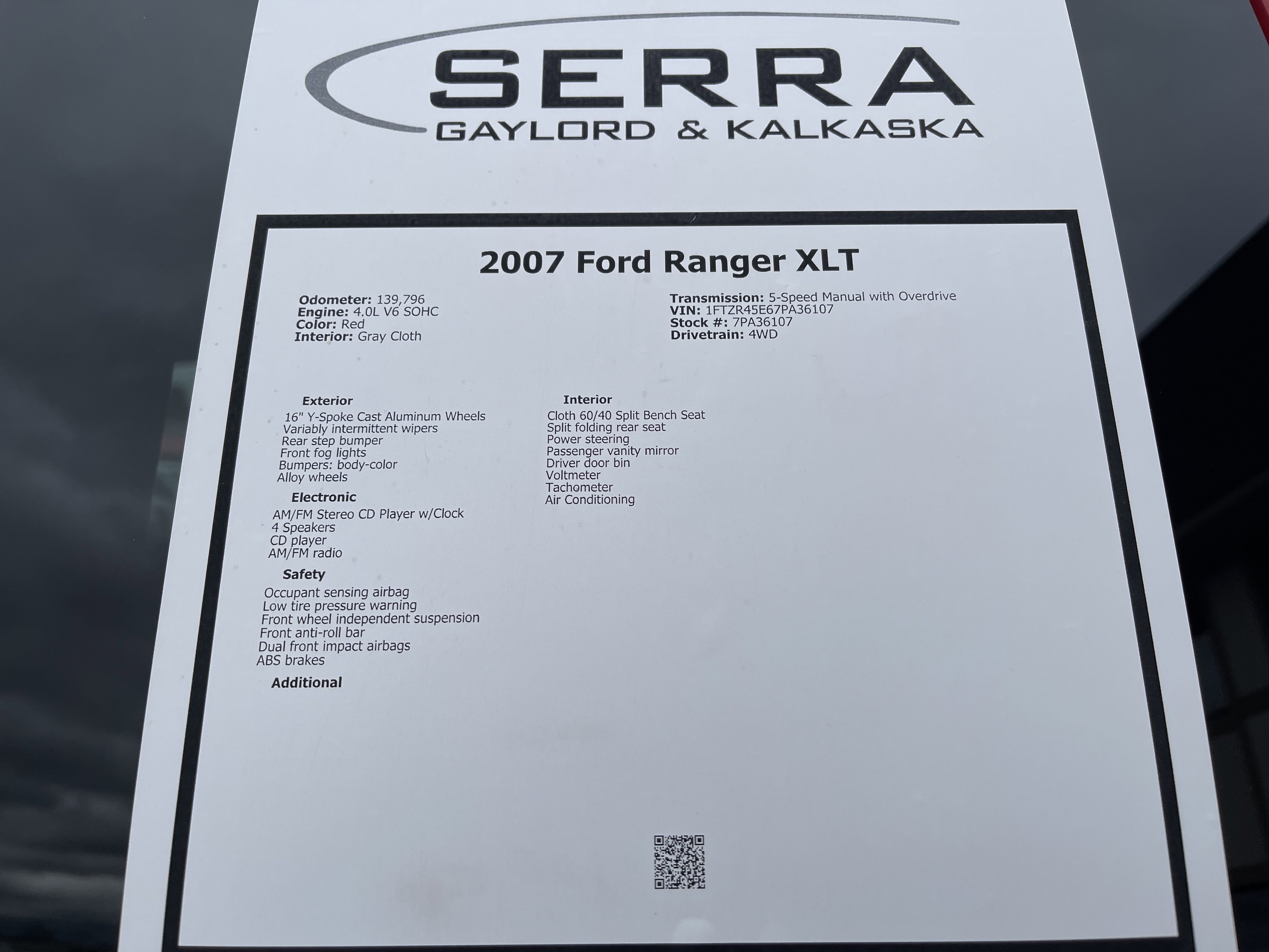 Used 2007 Ford Ranger XLT AWD/4WD image 28
