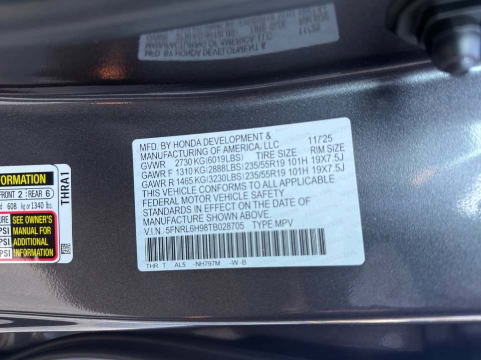 Used 2026 Honda Odyssey Elite image 35