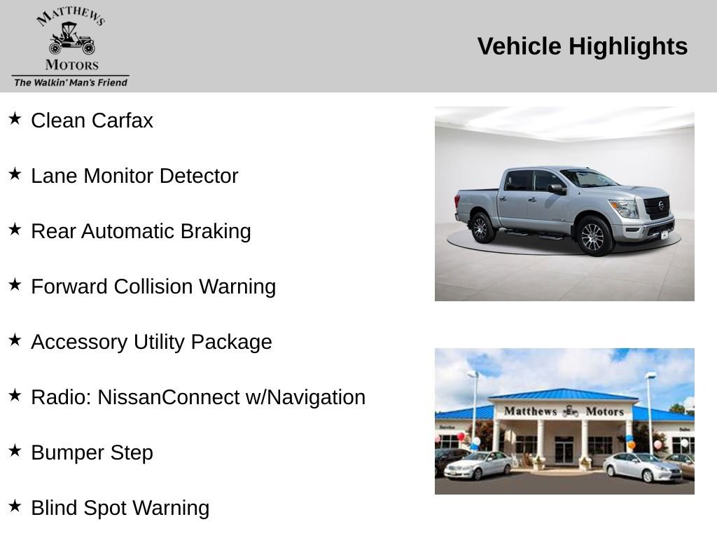 Used 2021 Nissan Titan SV w/ Accessory Utility Package image 14