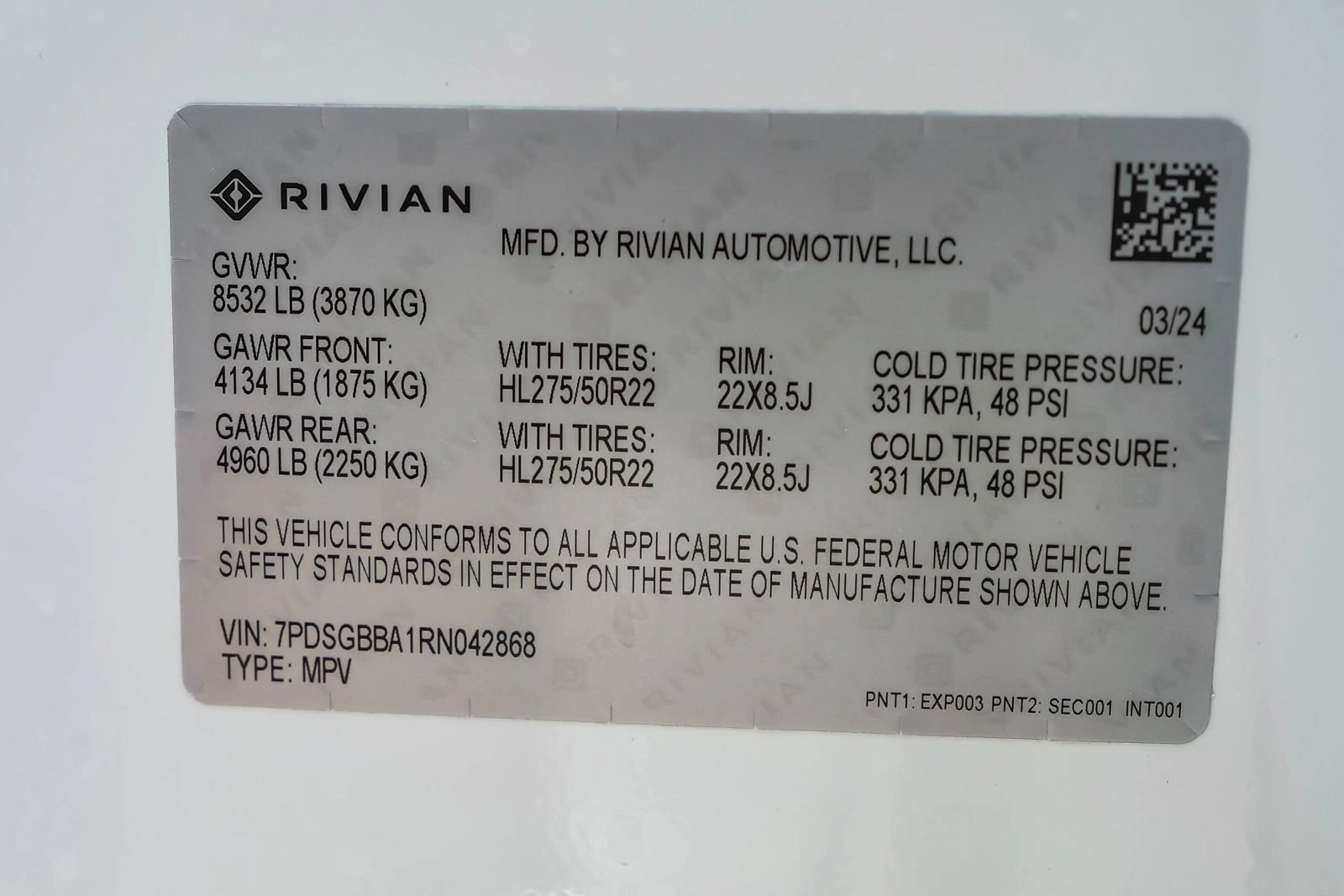 Used 2024 Rivian R1S Adventure AWD/4WD image 71