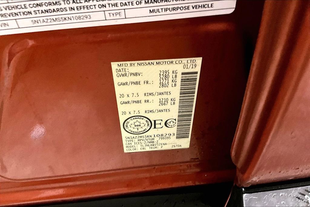 Used 2019 Nissan Murano SL image 19