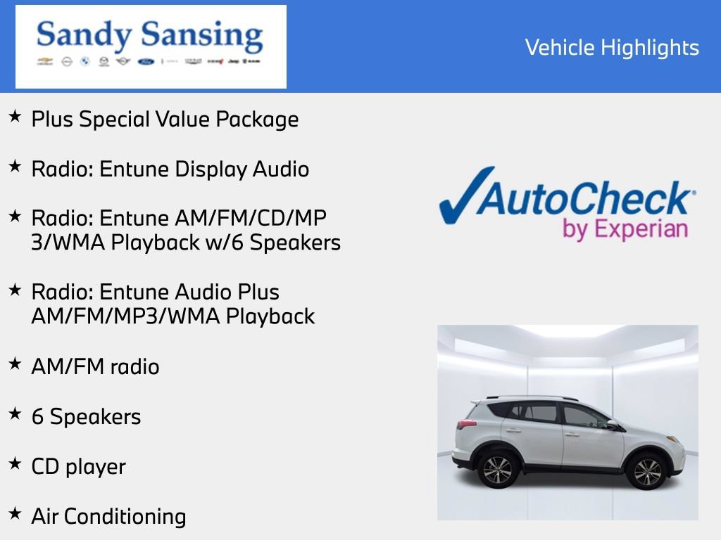 Used 2017 Toyota RAV4 XLE w/ Plus Special Value Package FWD image 7