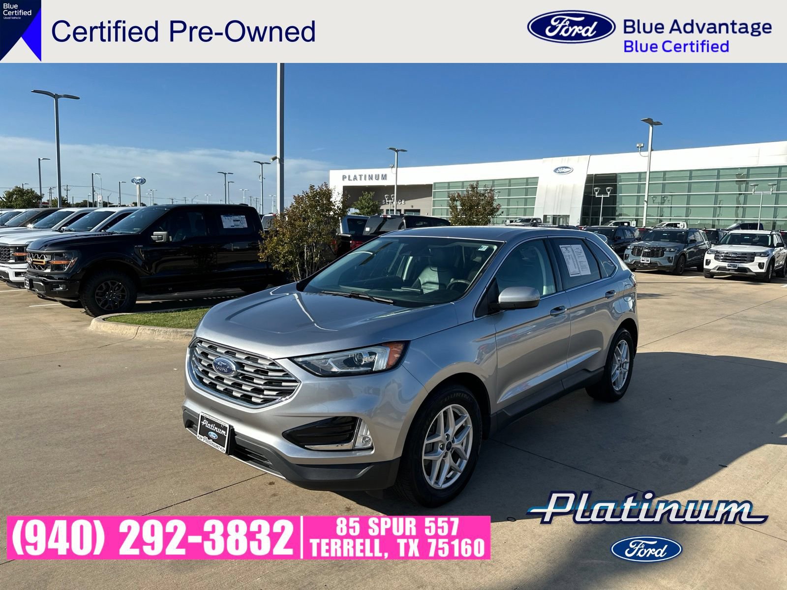 Certified 2021 Ford Edge SEL