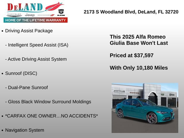 Used 2025 Alfa Romeo Giulia AWD w/ Veloce Package AWD image 13