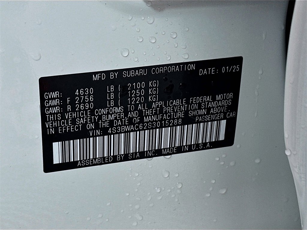 Used 2025 Subaru Legacy Premium w/ Popular Package #1 image 26