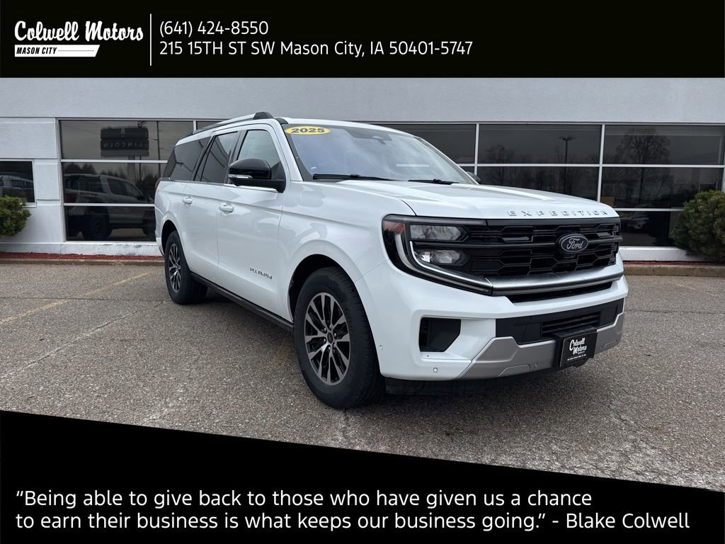 Used 2025 Ford Expedition Max Platinum AWD/4WD image 1