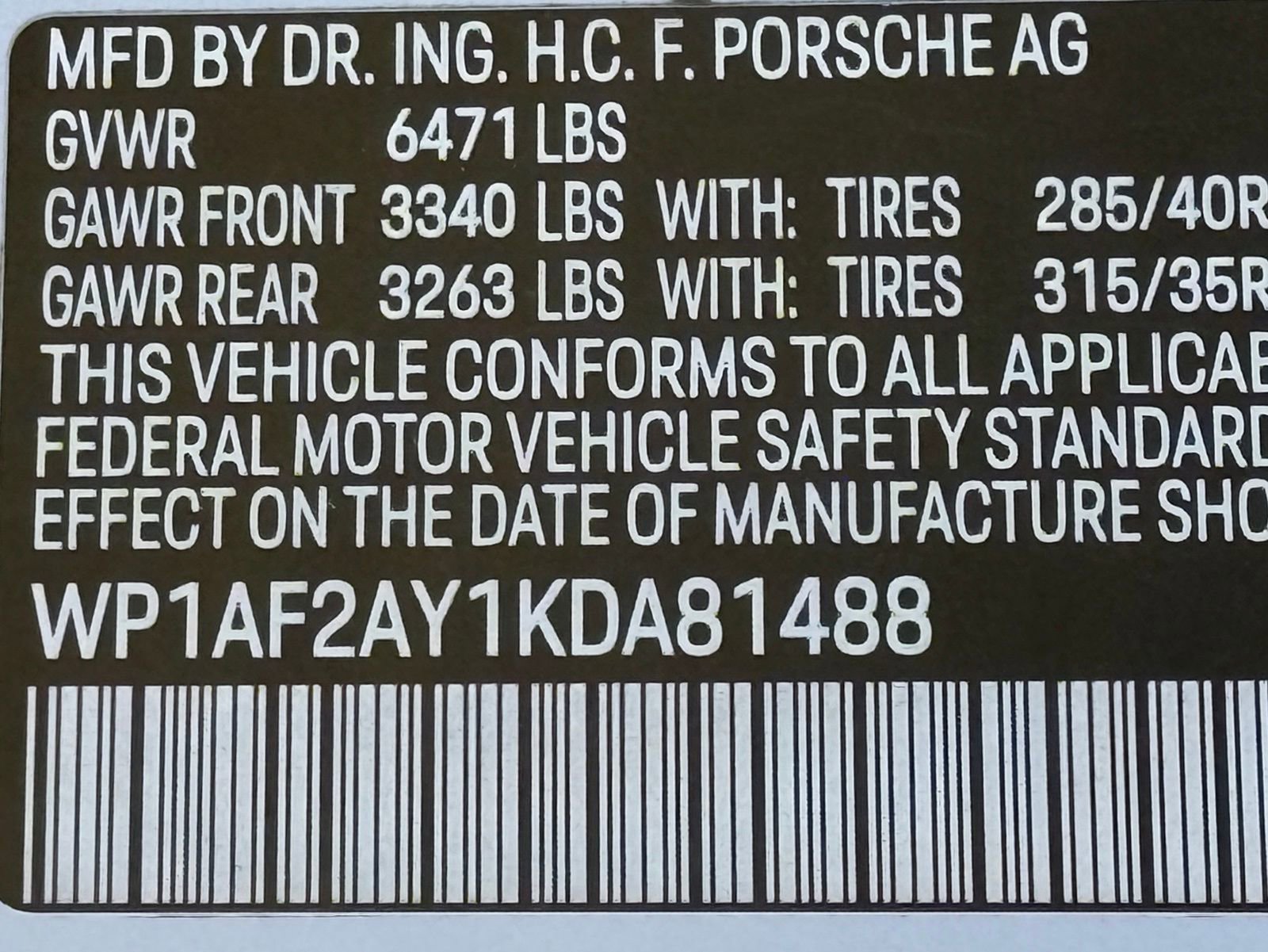 Used 2019 Porsche Cayenne Turbo image 52