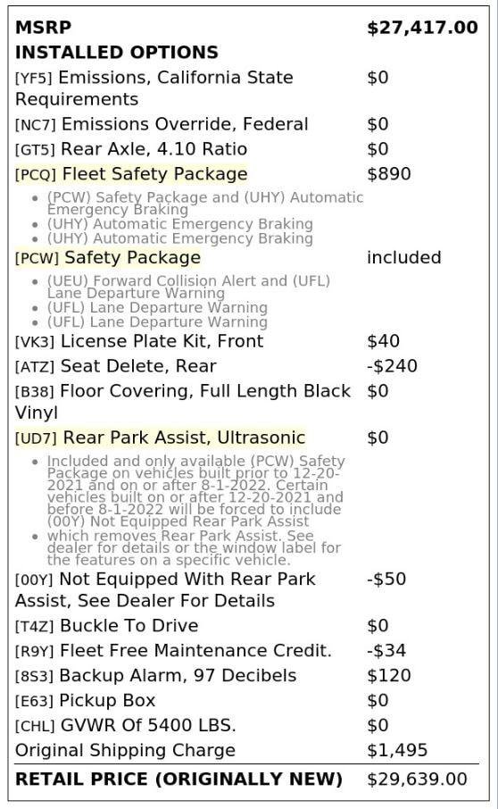 Used 2022 Chevrolet Colorado LT w/ Fleet Safety Package RWD image 4