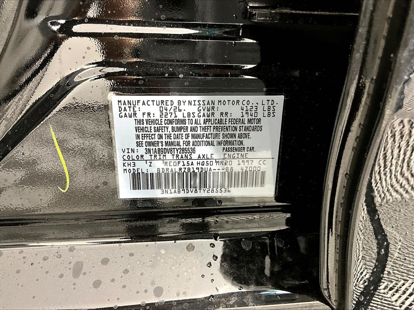 New 2026 Nissan Sentra SR w/ Floor Mat Package FWD image 20