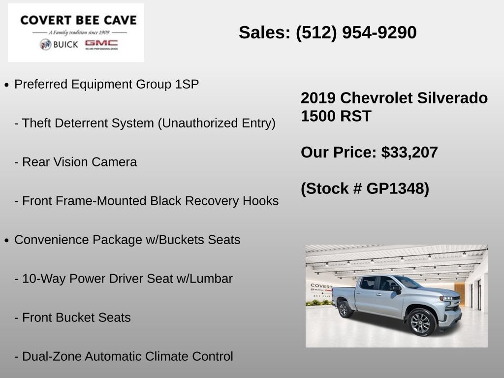 Used 2019 Chevrolet Silverado 1500 RST w/ All-Star Edition RWD image 31