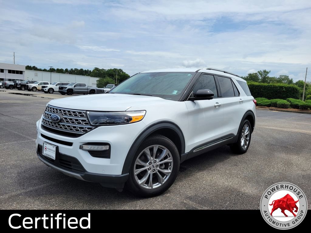 Certified 2021 Ford Explorer Limited w/ Equipment Group 301A AWD/4WD image 1