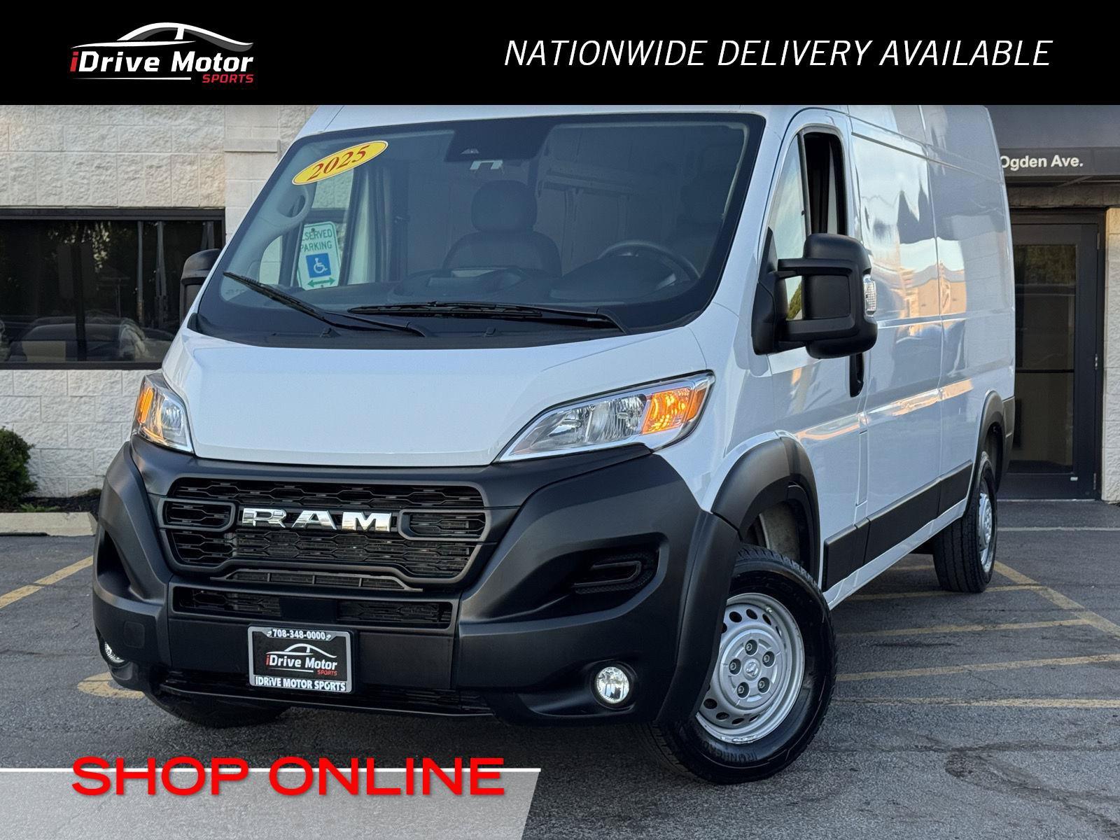 Used 2025 RAM ProMaster 2500 w/ Convenience Group FWD image 1