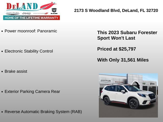 Used 2023 Subaru Forester Sport image 13