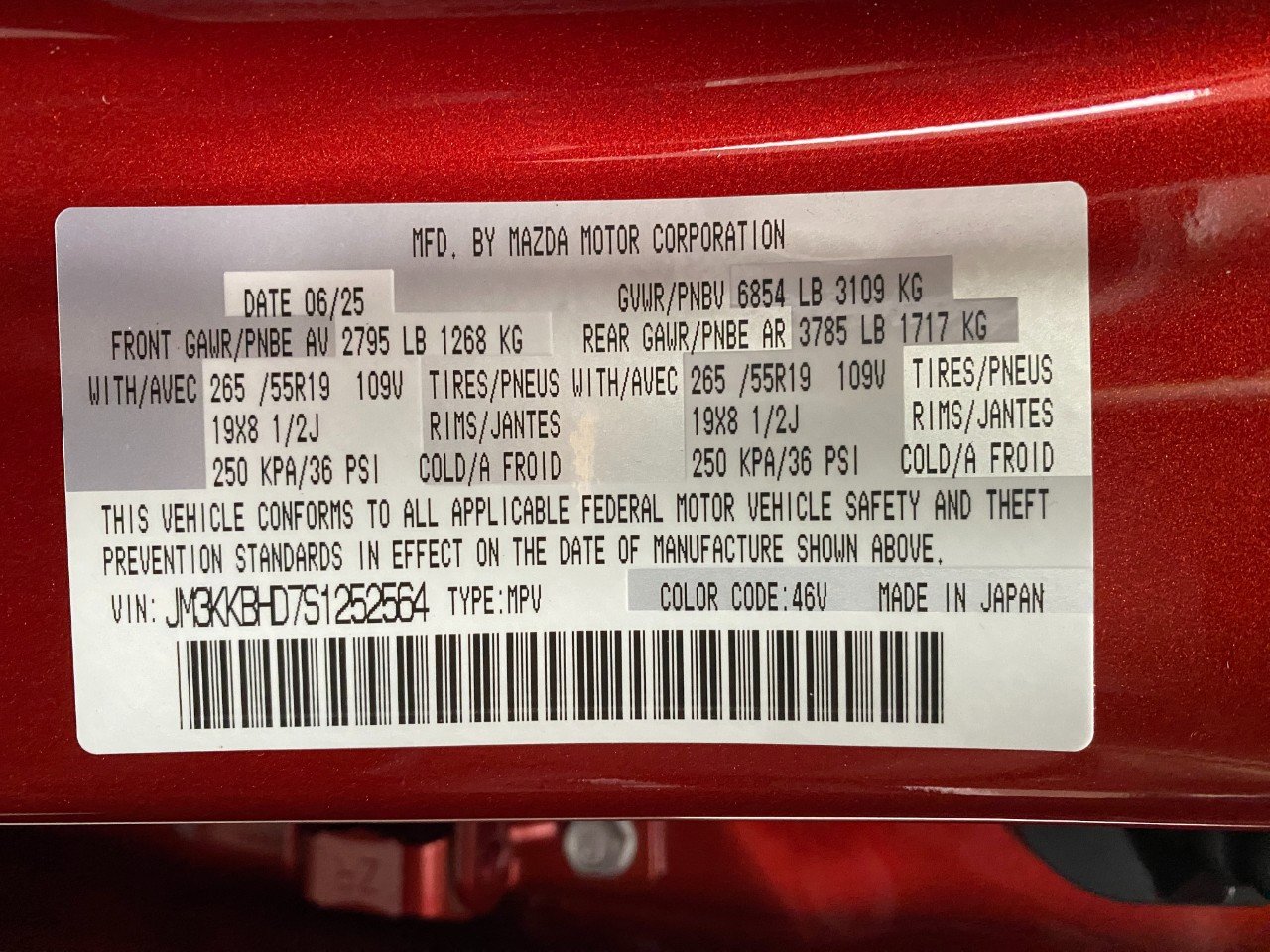 New 2025 MAZDA CX-90 3.3 Turbo w/ Preferred Package image 33