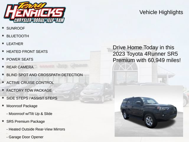 Used 2023 Toyota 4Runner SR5 Premium AWD/4WD image 4