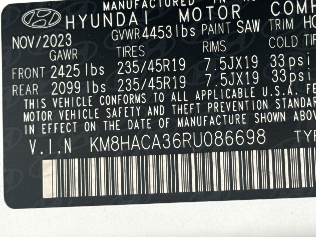 Used 2024 Hyundai Kona N Line AWD/4WD image 33