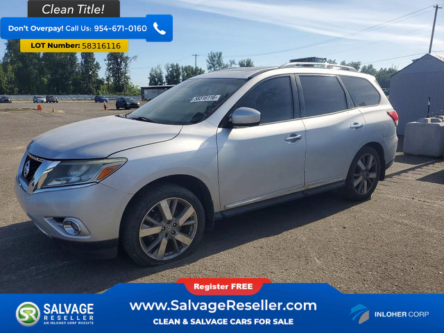 Used 2014 Nissan Pathfinder Platinum w/ Platinum Premium Package AWD/4WD image 1