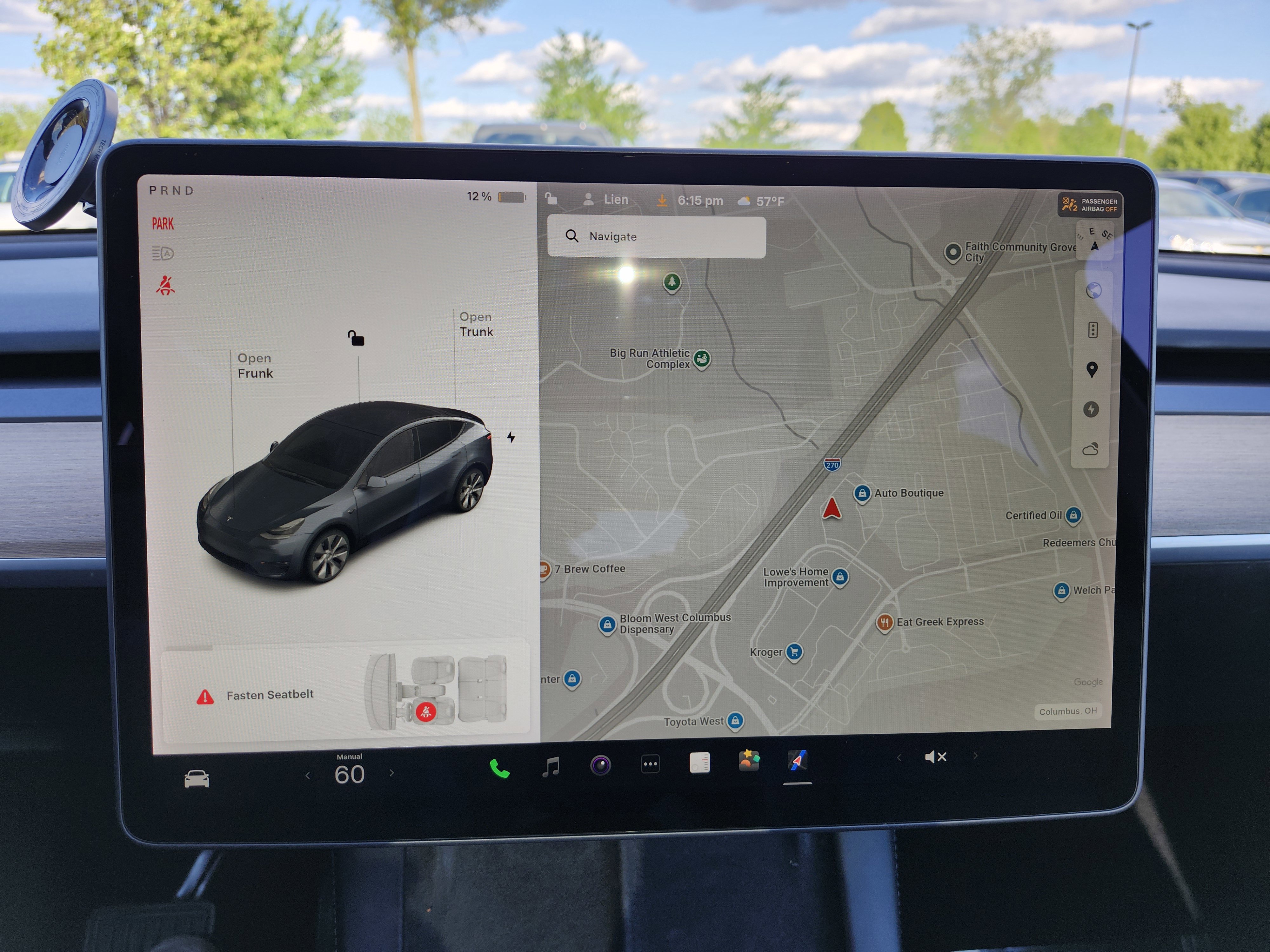 Used 2021 Tesla Model Y Long Range AWD/4WD image 2