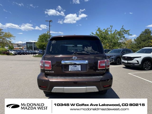Used 2017 Nissan Armada Platinum w/ Captain Seat Package AWD/4WD image 4