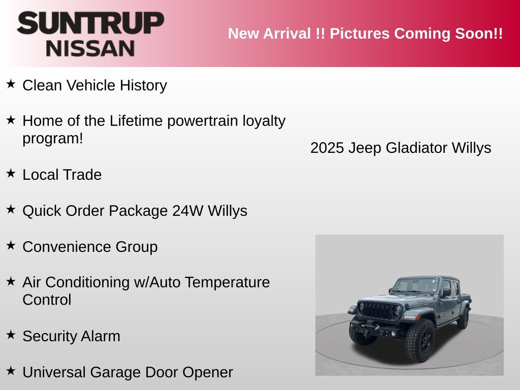 Used 2025 Jeep Gladiator Sport AWD/4WD image 6