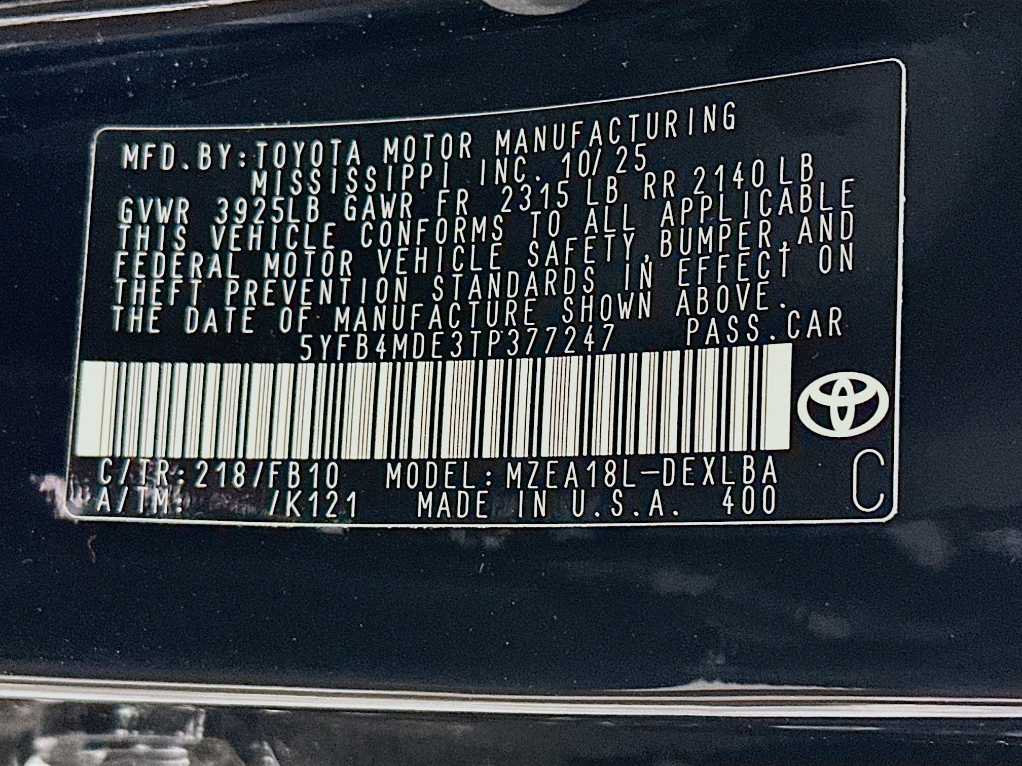 Used 2026 Toyota Corolla LE image 12