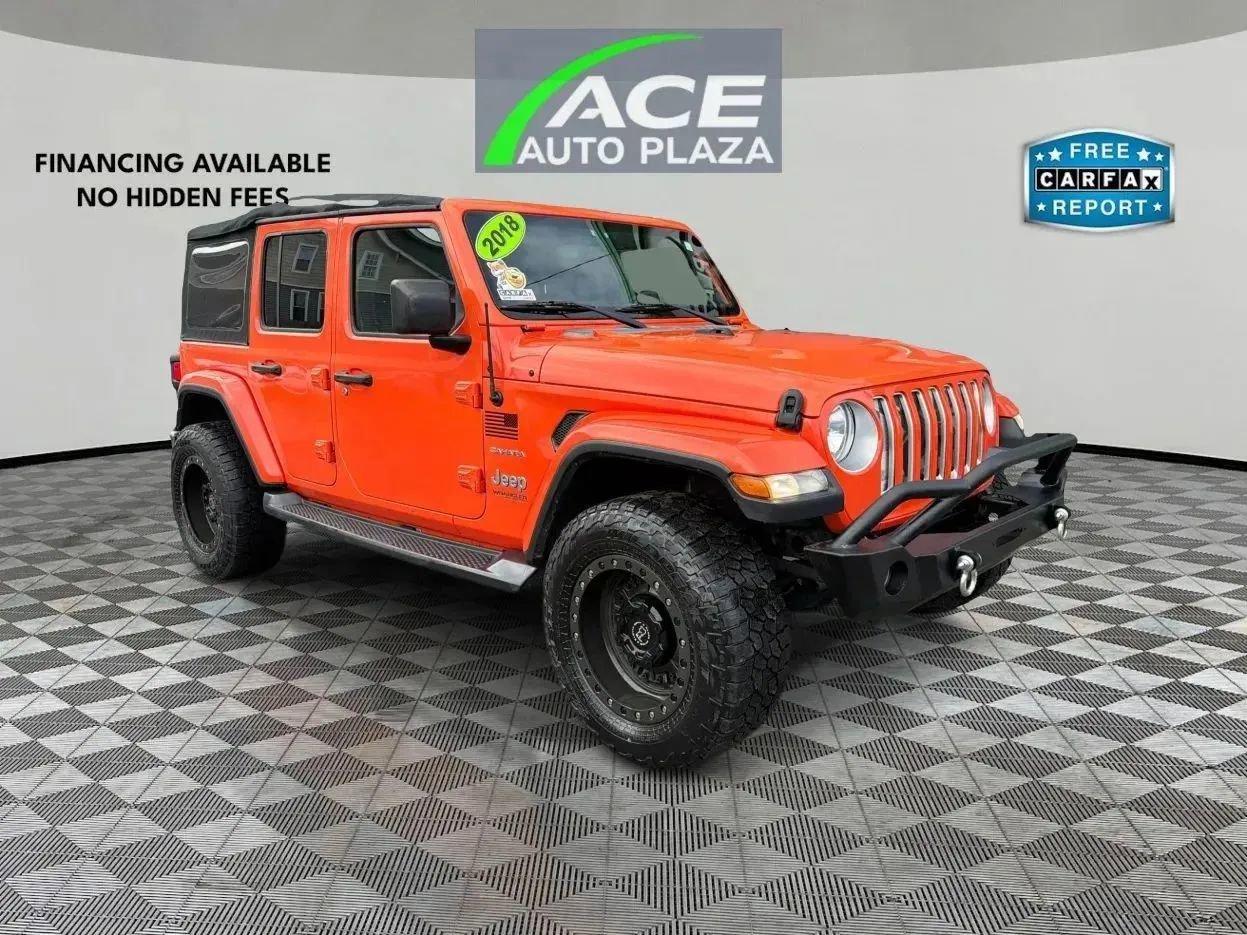 Used 2018 Jeep Wrangler Unlimited Sahara w/ Dual Top Group image 1