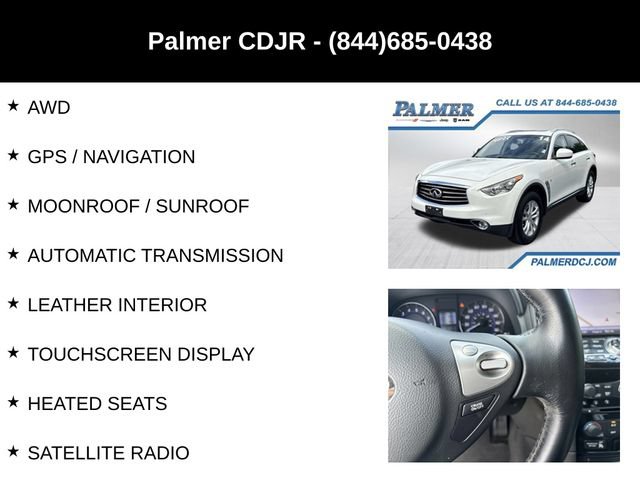 Used 2014 INFINITI QX70 AWD w/ Premium Package image 6