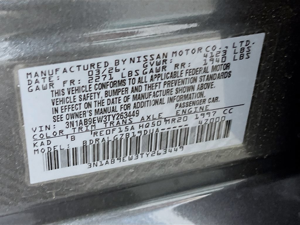 New 2026 Nissan Sentra SL w/ Floor Mat Package FWD image 28