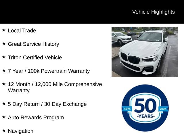 Used 2020 BMW X3 xDrive30i w/ M Sport Package 2 AWD/4WD image 5