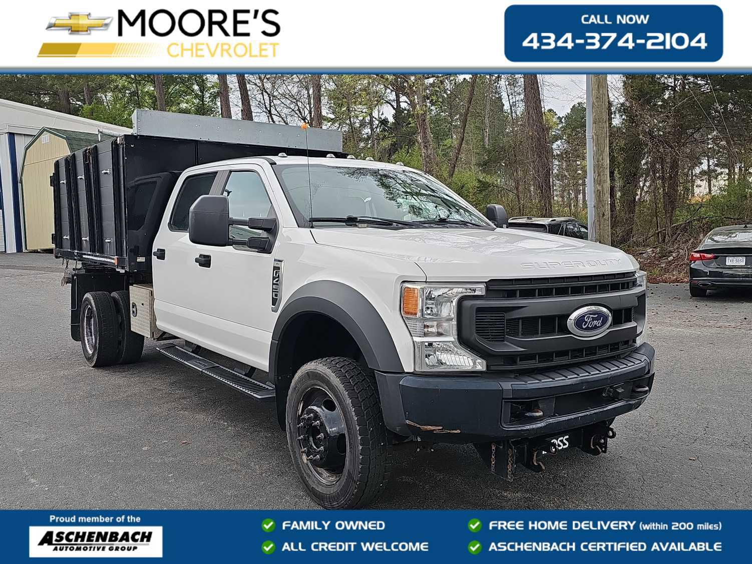 Used 2021 Ford F450 XL w/ Snow Plow Prep Package image 1