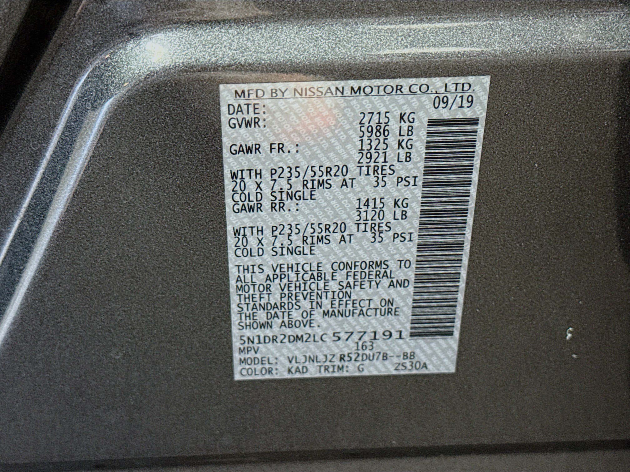 Used 2020 Nissan Pathfinder Platinum AWD/4WD image 40