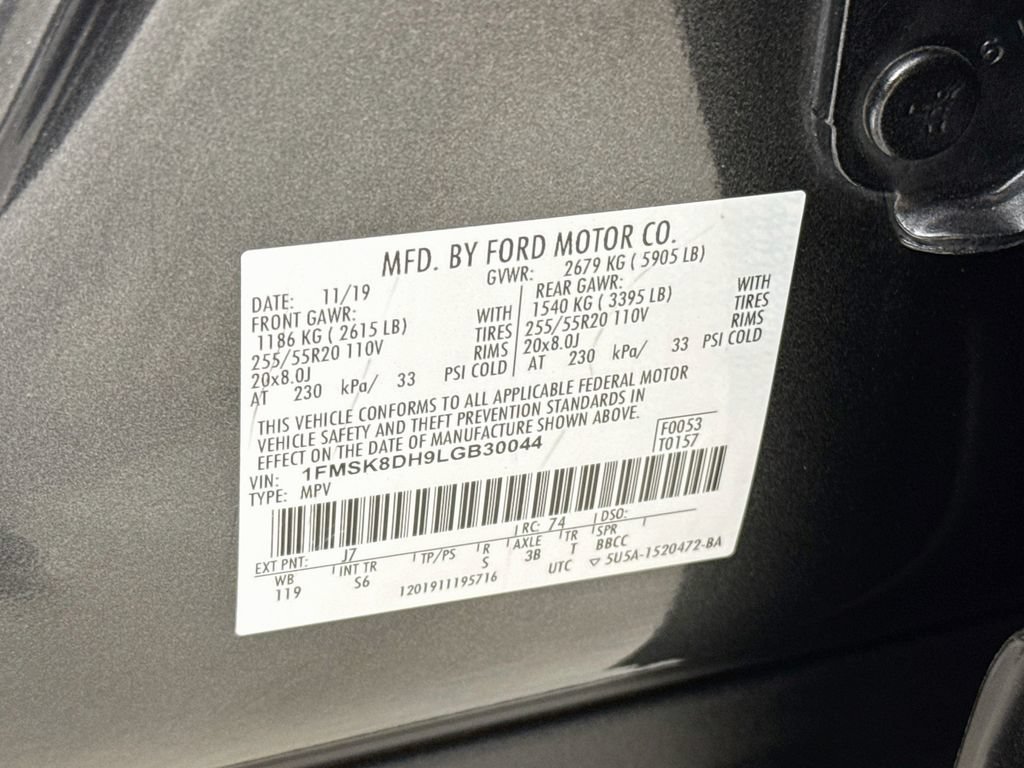 Used 2020 Ford Explorer XLT w/ Equipment Group 202A AWD/4WD image 34