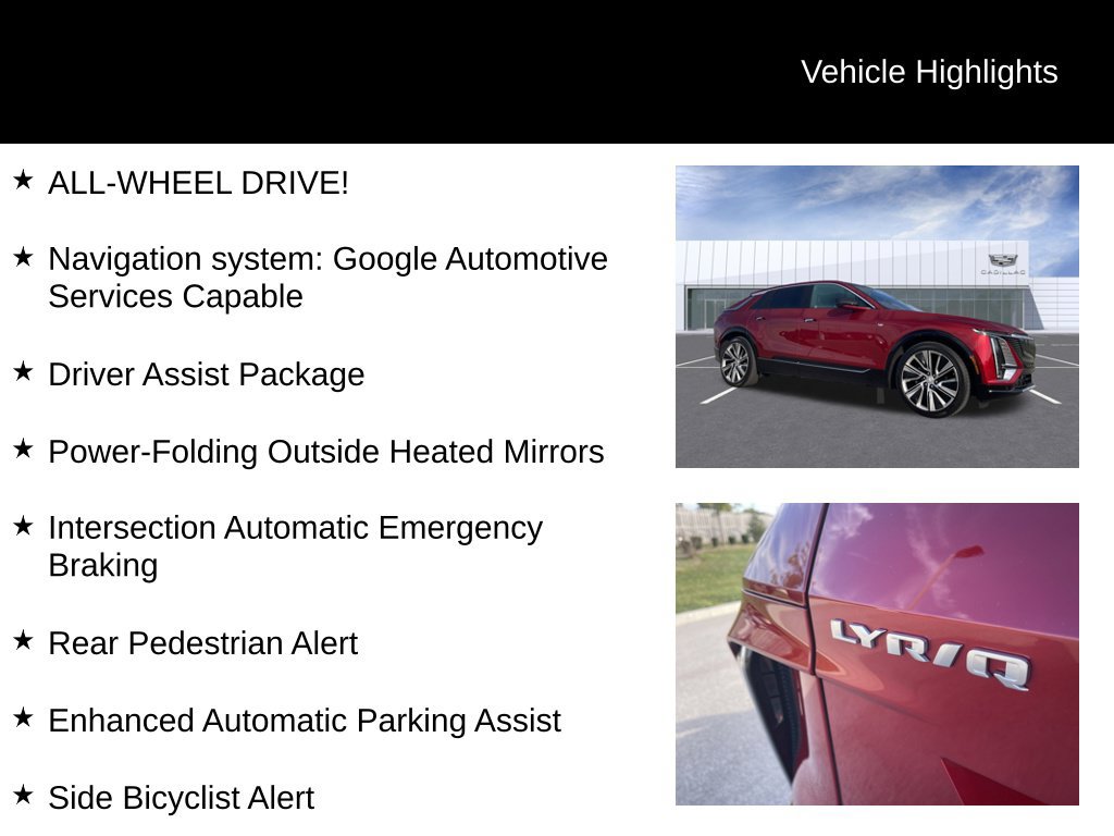 Used 2024 Cadillac Lyriq Luxury AWD/4WD image 10