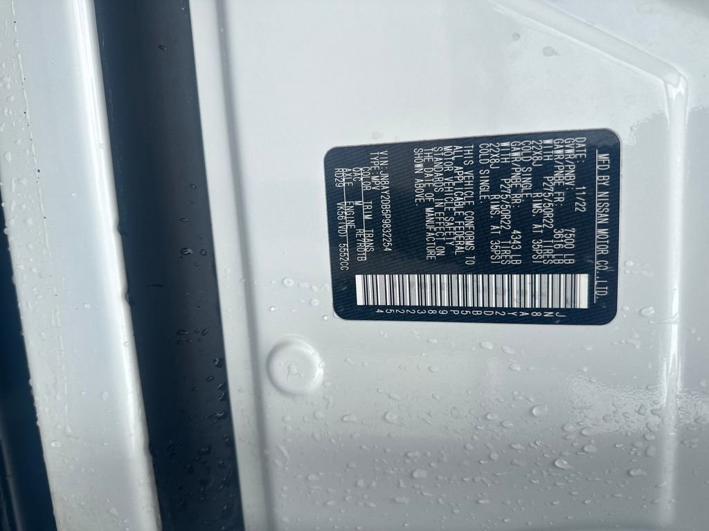 Used 2023 Nissan Armada Platinum w/ Captain's Chairs Package image 32