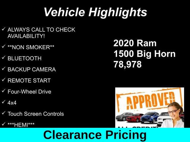 Used 2020 RAM 1500 Big Horn AWD/4WD image 10